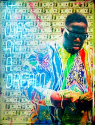 It Was All A Dream - Biggie Smalls II by Dan Pearce - Original Neon sized 38x49 inches. Available from Whitewall Galleries